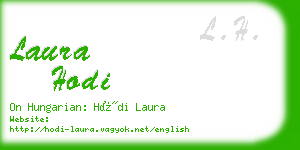 laura hodi business card